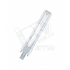 Лампа энергосберегающая КЛЛ 9Вт Dulux S 9/840 2p G23 10x1 Osram (664310) - LEDVANCE