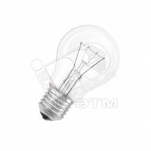 Лампа накаливания «груша» E27 95Вт 220-230В прозрачная CLAS A CL 95W 230V E27 FS1 | 4058075027831 | Osram - Osram