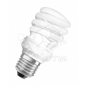 Лампа энергосберегающая КЛЛ 14/840 E27 D50x116 спираль Osram (586766) - LEDVANCE