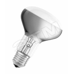 Лампа накаливания зеркальная ЗК 60вт R80 230в E27 Osram (182332) - Osram