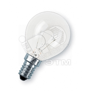 Лампа накаливания декоративная ДШ 25вт P45 230в E14 матовая Osram (54844) - LEDVANCE