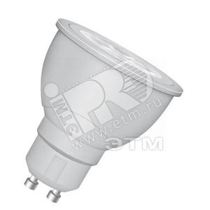Лампа светодиодная LED 5.5Вт 230В GU10 SPAR16 36° холодно-белый Osram (211889) - LEDVANCE