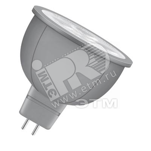 Лампа светодиодная LED 4Вт 12В GU5.3 MR16 35° тепло-белый Osram (211919) - LEDVANCE