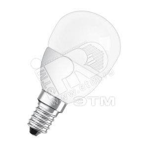 Лампа светодиодная LED 3.8вт CLP25 Е14 шар тепло-белая Osram (911444) - LEDVANCE