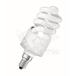КЛЛ 15/840 E14 D41х110 миниспираль Osram - LEDVANCE