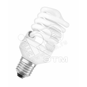 Лампа энергосберегающая КЛЛ 24/827 E27 D57х118 микроспираль Osram (917828) - LEDVANCE