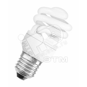 Лампа энергосберегающая КЛЛ 24/840 E27 D57x118 микроспираль Osram (917835) - LEDVANCE