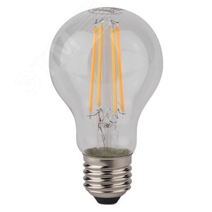 Лампа светодиодная LED 8Вт Е27 FILAMENT CLA75, тепло-бел, прозр. OSRAM (4058075055339) 2