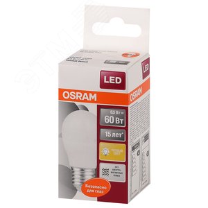 LED 6,5Вт Е27 ClassicP тепл.бел.свет, мат.колба 3