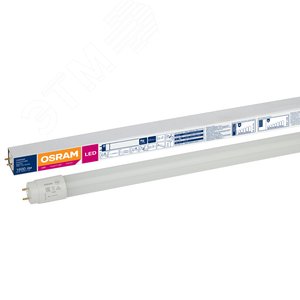 Светодиодная трубчатая лампа SubstiTUBE EntryTube 18W, G13, одностороннее прямое включение ST8E-1.2M 18W/865 230V AC 25X1  RU | 4058075183100 | Osram - Osram