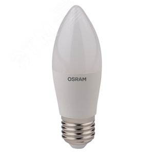 Лампа светодиодная LED 8Вт E27 CLB75 белый, матов.свеча OSRAM (4058075210776) 2