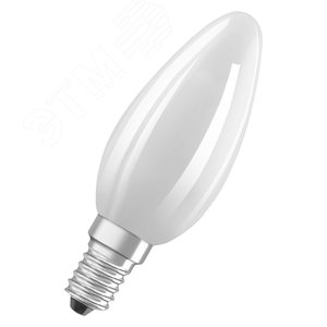 Лампа светодиодная филаментная диммируеммая LED 4,5Вт E14 2700К 470лм свеча 230V FR (замена 40Вт) B FIL DIM OSRAM LS (4058075293168) - LEDVANCE
