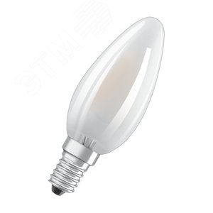 Лампа светодиодная филаментная LED 4Вт E14 2700К 470лм свеча 230V FR (замена 40Вт) B FIL  OSRAM Parathom - LEDVANCE