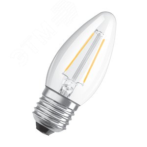 LED 5Вт E27 2700К 470лм свеча 230V CL (замена 40Вт) B FIL DIM OSRAM Parathom - LEDVANCE