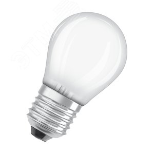 Лампа светодиодная филаментная LED 4Вт E27 2700К 470лм шарик 230V FR (замена 40Вт) P FIL  OSRAM Parathom - LEDVANCE