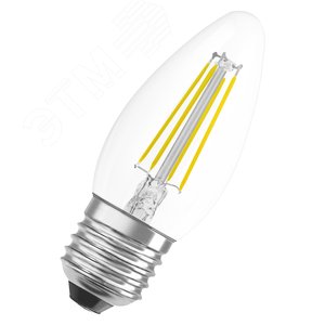 Лампа светодиодная филаментная LED 4Вт E27 2700К 470лм свеча 230V CL (замена 40Вт) B FIL  OSRAM Parathom (4058075439511) - LEDVANCE
