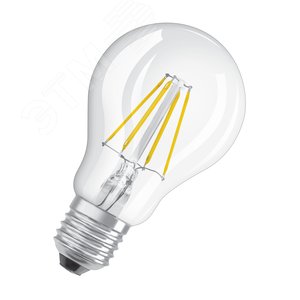 LED 4Вт E27 2700К 470лм груша 230V CL (замена 40Вт) A FIL  OSRAM Parathom - LEDVANCE