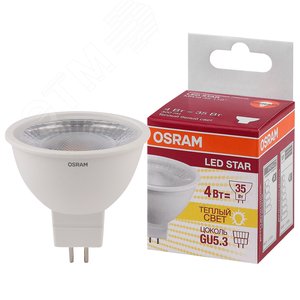 Лампа светодиодная LSMR1635110 4W/830 230V GU5,310X1RU | 4058075481107 | OSRAM - Osram