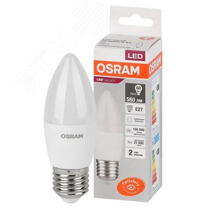 Лампа светодиодная LED Value CL- B 7W/840 230V E27 10X1 | 4058075579477 | OSRAM - Osram