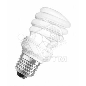 Лампа энергосберегающая КЛЛ 45/827 D100х230 E27 спираль Osram (299567) - LEDVANCE