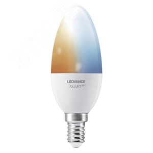 Лампа светодиодная диммируемая LEDVANCE SMART+ свеча, 5Вт (замена 40 Вт), 2700&6500К (4058075485235) - LEDVANCE