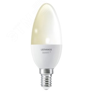 Лампа светодиодная диммируемая LEDVANCE SMART+ свеча, 5Вт (замена 40 Вт), 2700К (4058075485211) - LEDVANCE