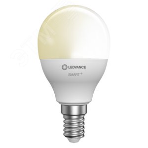 Лампа светодиодная диммируемая LEDVANCE SMART+ шарик, 5Вт (замена 40 Вт), 2700&6500К (4058075485259) - LEDVANCE