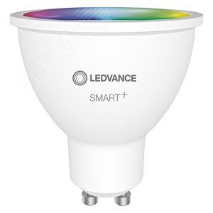 Лампа светодиодная диммируемая LEDVANCE SMART+ спот, 5Вт (замена 32 Вт), RGBW (4058075485334) - LEDVANCE
