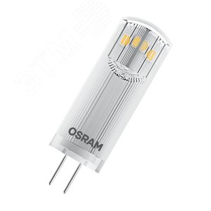 Лампа светодиодная LED 1,8W G4, 12в PARATHOM PIN (замена 20 Вт) теплый белый свет Osram - Osram