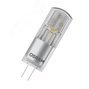 Лампа светодиодная LED 2,4W G4,12в (замена 30 Вт), теплый белый свет, PARATHOM PIN Osram - LEDVANCE