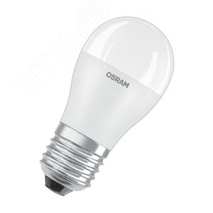 Лампа светодиодная LED 5Вт E27 2700K CLP40,мат.шарOsram - LEDVANCE