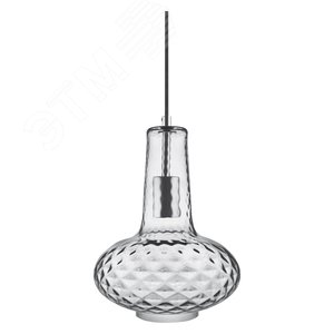 Подвесной Светильник серии Винтаж 1906 PEAR Дымчато-серый IP 20 1906 CARVED PENDANT PEAR G SM LEDV | 4058075217201 | Ledvance