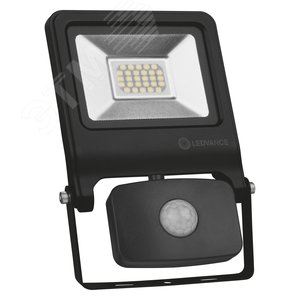Светодиодный прожектор с датчиком ДО-20Вт 4000K 1700Лм IP65 черный FLOODLIGHT VALUE SENSOR 20 W 4000 K IP44 BK | 4058075268708 | Ledvance - LEDVANCE
