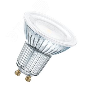 Лампа светодиодная LED 6,9W GU10 PARATHOM PAR16 (замена 80Вт),120°,теплый белый свет Osram