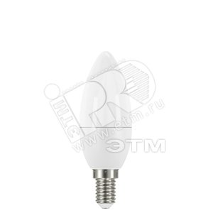 Лампа светодиодная LED 5Вт Е14 CLB40 4000K матовая свеча Osram (973367) - LEDVANCE