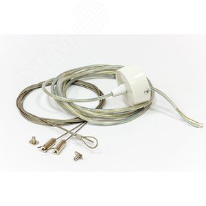 Комплект для подвесного монтажа и подключения к 220-240В одного светильника ECO CLASS LIGHTLINE (чаша, кабель питания, 2 троса длиной 3 м, механизм цангового подвеса) (4058075399235) - LEDVANCE