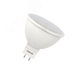Лампа светодиодная LED 4,2Вт GU5.3, 12М, STAR MR16 (замена35Вт),белый свет Osram
