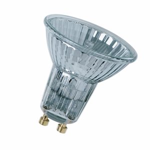 Лампа галогенная КГМ 50вт 230в GU10 алюминиевый отражатель Halopar16 Osram (4058075807891) - LEDVANCE