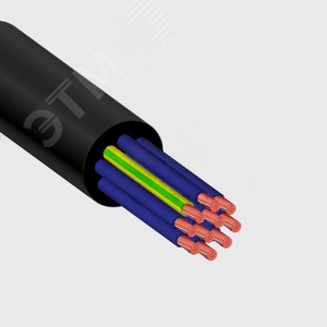 Кабель силовой КГППнг(А)-HF 5х6мк(N.PE)-0.660 - 