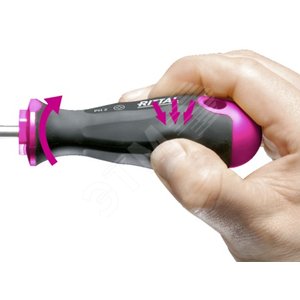 AS Отвертка неизолированная PZ2 100мм с крест. шлицем Pozidriv 1шт