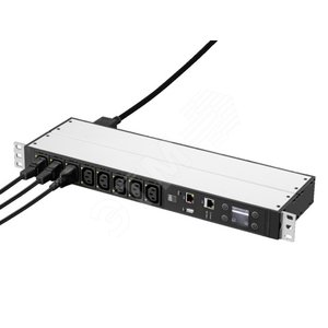 Блок PDU managed 19дюйм горизонтальный 16A/1 C20 8xC13 - Rittal