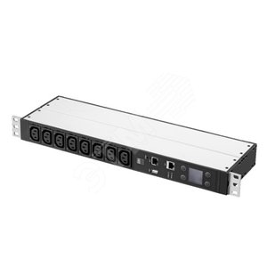 Блок PDU metered 19дюйм горизонтальный 16A/1 C20 8xC13 - Rittal