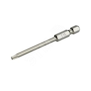 AS Биты с длинным стержнем TX15 73мм с шлицем Torx 3шт - Rittal