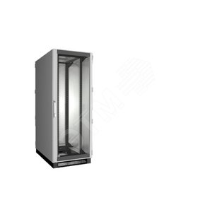 TS IT Шкаф 600x2100x1200 42U с обзорной и стальной дверью 19` монтажные рамы предсобранный - RITTAL