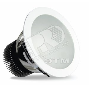 Светильник светодиодный ДВО-30Вт Downlight Largo LED круглый белый прозрачный4500К 1934Лм с ПРА (LargoLED30N) - Vivo Luce!