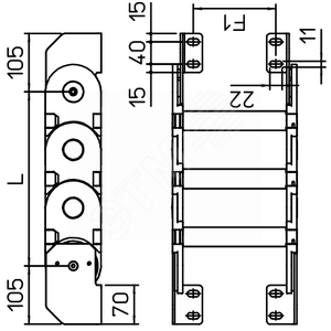 Перегородка SILVYN CHAIN S309SMCE - LAPP