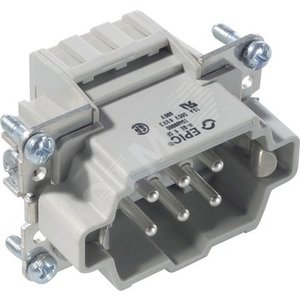 Изолятор H-BE 6 SF MALE INSERT W. CLAMP SPRING - LAPP