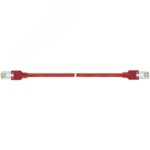 Кроссовый патч-кабель без галогенов кат. 5е CROSS.PATCHCABLE RJ45 CAT.5e S-FTP 2m RD - LAPP