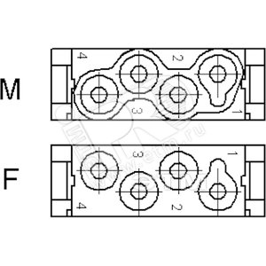 МС-модуль EPIC MCB 4 CM STECKDOSENMODUL - LAPP