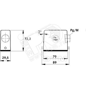 Корпус промышленного соединителя H-A 16 TSH 21 (70492400) - LAPP